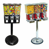Three Head Gumball Machines